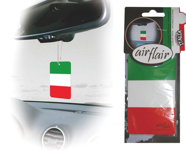 Lufterfrischer Duftbaum Auto Flagge Italienkirsch