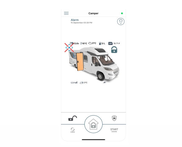 Pandora Wohnmobil Alarmanlage Camper V3 2023 Reisemobil Alarm mit