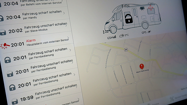 Wohnmobil per Apps fernsteuern