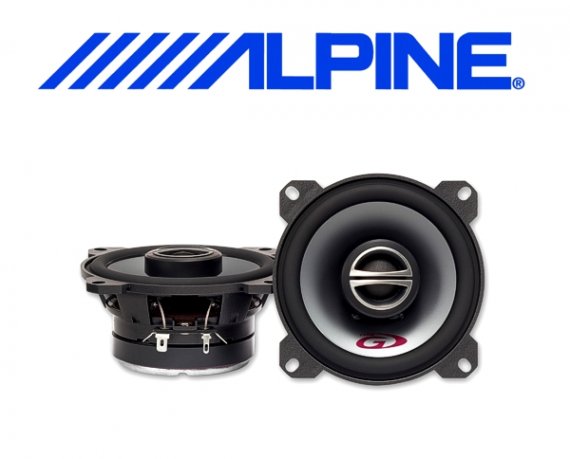 Alpine Auto Lautsprecher Koax 10cm 45W SPG-10C2