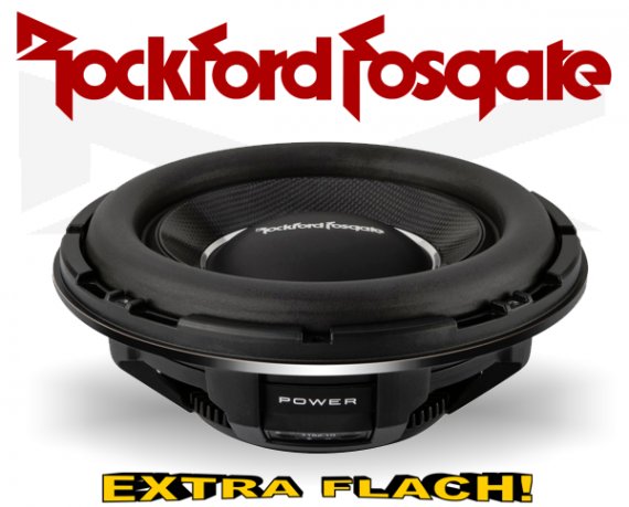 Rockford Fosgate Subwoofer Power T1 T1S1-10 extra flach