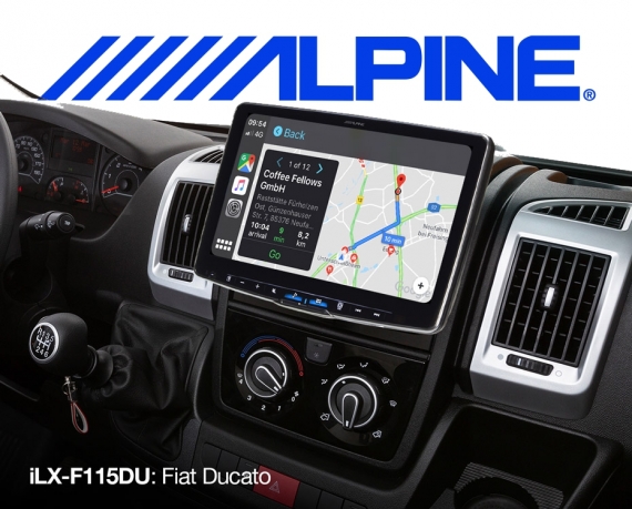 Alpine Premium Autoradio Navigation iLX-F115DU