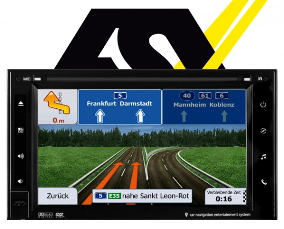 ESX Autoradio Navigationsgerät i30 15,7cm Touchscreen Monitor Navigationssystem VN630W DAB Auto und 