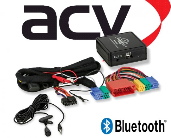 Bluetooth Empfänger zum Nachrüsten Adapter Schnittstelle für Audi 58-003 Mini-ISO