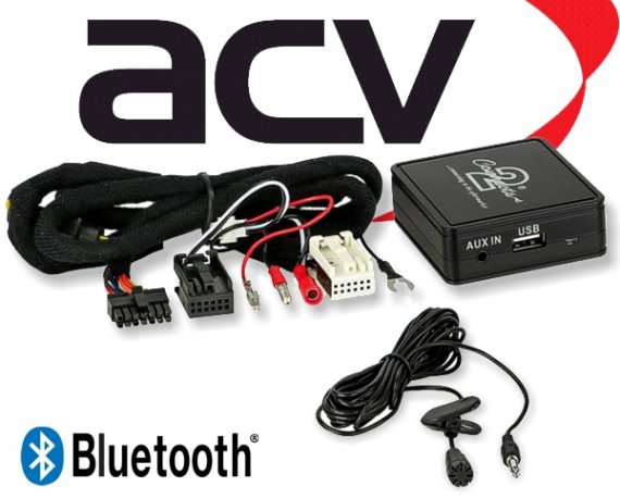 Bluetooth Empfänger zum Nachrüsten Adapter Schnittstelle für Audi 58-004 Quadlock