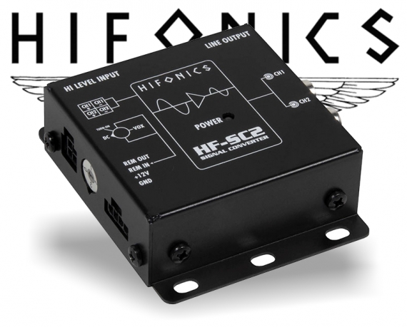 Hifonics High-Low Adapter 2 Kanal Konverter HF-SC2