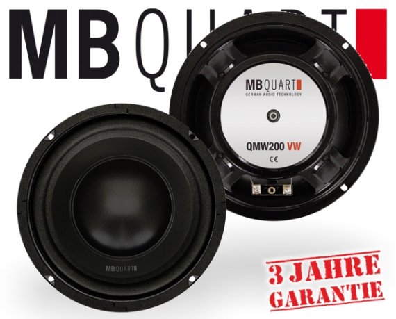 MB Quart Subwoofer VW Bass Lautsprecher QMW-200 VW 20cm 150W