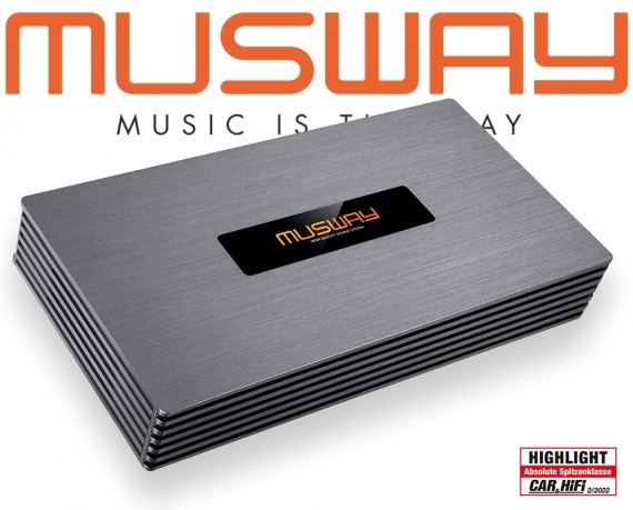 Musway DSP Verstärker Endstufe 12-Kanal M12 12x 85W