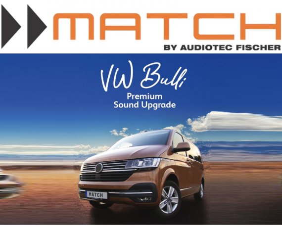 Match Premium DSP Soundsystem inkl. Subwoofer VW Bulli T6.1