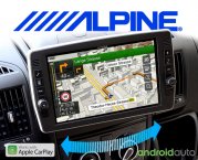 Alpine Premium Autoradio Navigation X903D-DU2 für Fiat Ducato 3, Citroën Jumper 2 und Peugeot Boxer 