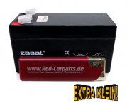 Bleigelakku 12V / 1,3Ah zur Notstromversorgung
