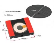 Inbay Qi Universal Ladestation Ladegerät 1 Spule