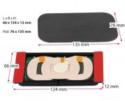 Inbay Qi Universal Ladestation Ladegerät 3 Spulen