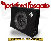 Rockford Fosgate Prime R2 Subwooferbox R2S-1x10 extra flach