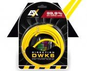 ESX Endstufen Anschlußkabel Vollkupfer Kabel Set 5m+1m ESX DWK6