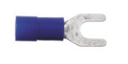 Kabelschuhe Gabel M6 blau 1,5-2,5 mm² 100 Stück