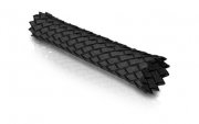 ViaBlue Geflechtschlauch Cable Sleeve Black Small Meterware