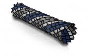 ViaBlue Geflechtschlauch Cable Sleeve Blue Medium Meterware