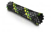 ViaBlue Geflechtschlauch Cable Sleeve Neon Medium Meterware