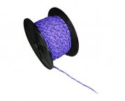 Lautsprecher-Kabel ISO violett 2x 1,5 mm² Vollkupfer Lautsprecherkabel verdrillt mit Markierung