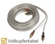 Musway Highclass Cinch-Kabel Vollkupfer Cinch-Audio-Kabel Stereo 5m MW5RCA