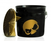 Nuke Guys Golden Bucket Set GritGuard Wascheimer 3.5 Gallonen mit GritGuard Eiimereinsatz in Gold