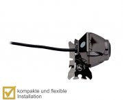 170° Mini Rückfahrkamera Bef.winkel Spiegelfunktion Park-Distanzlinien